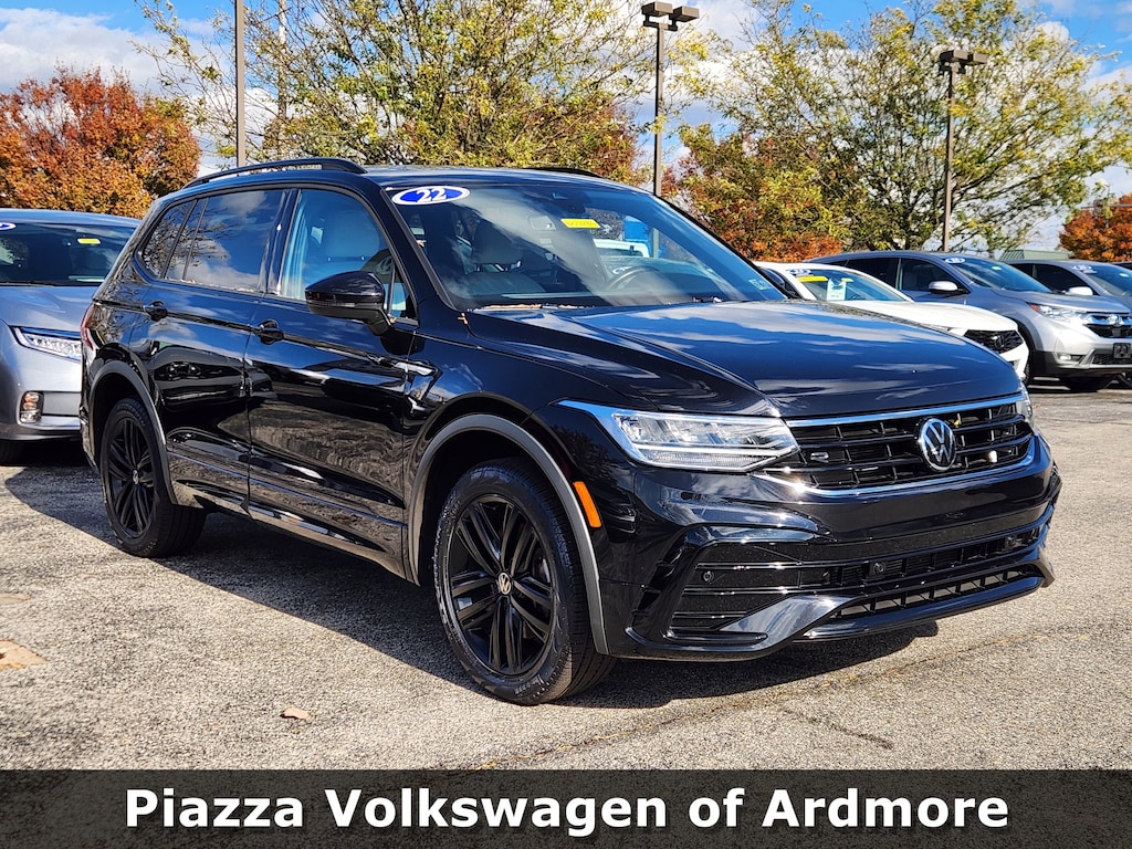 Used 2022 Volkswagen Tiguan 2.0T SE R-Line Black SUV