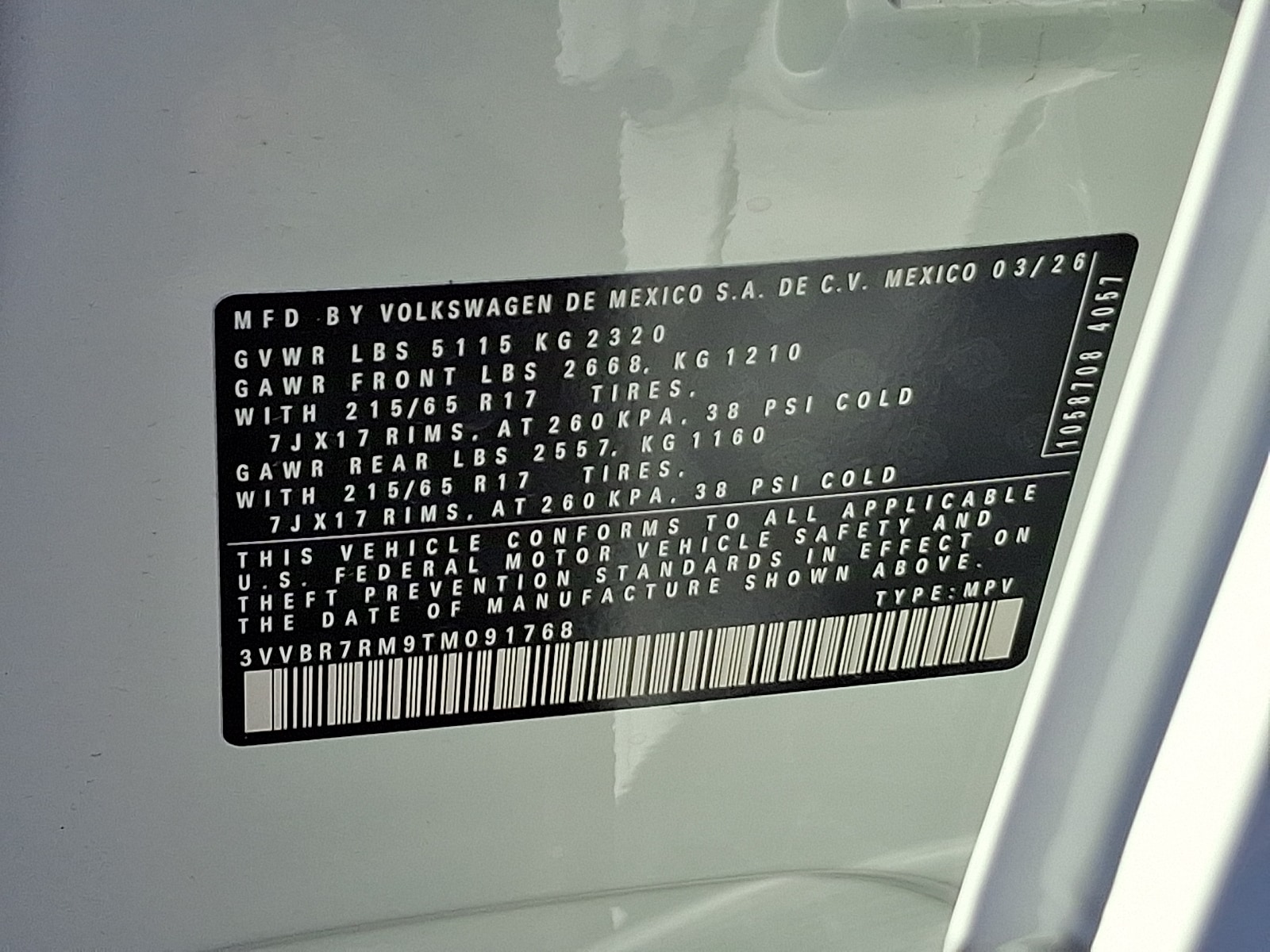 2026 Volkswagen Tiguan S - Photo 10
