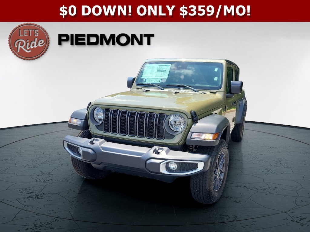 New 2025 Jeep Gladiator SPORT S 4X4 Pickup
