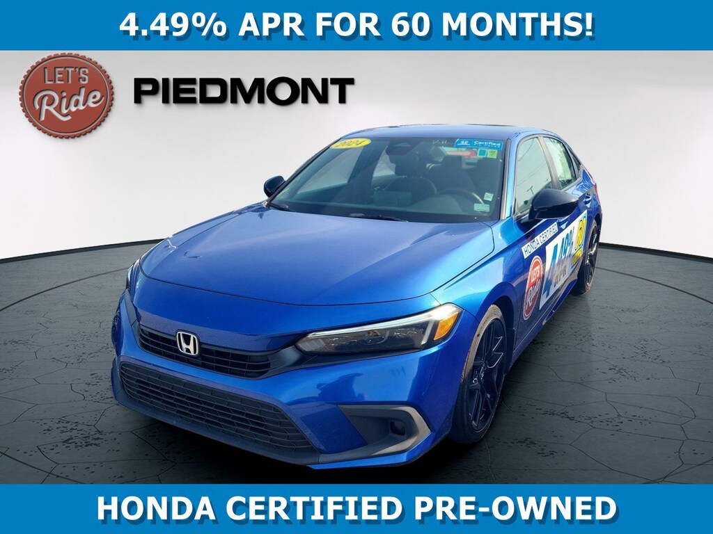 Certified 2024 Honda Civic Sport CVT Sedan