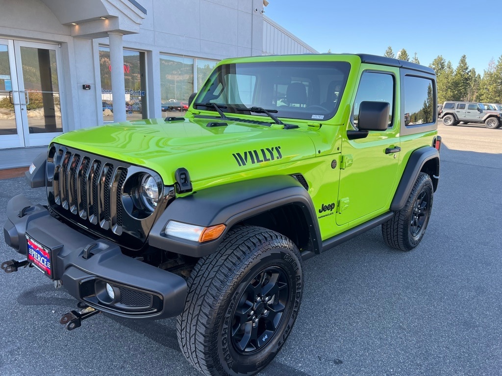 Used 2021 Jeep Wrangler Willys with VIN 1C4GJXAN2MW816032 for sale in Sagle, ID