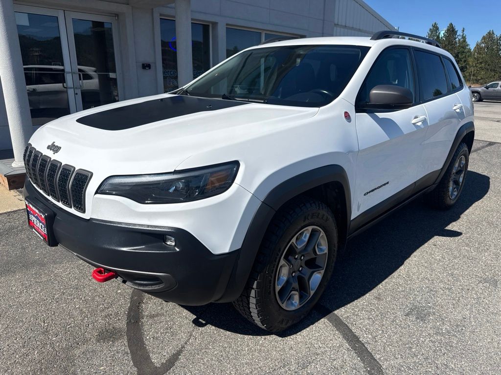 Used 2019 Jeep Cherokee Trailhawk with VIN 1C4PJMBN3KD216805 for sale in Sagle, ID