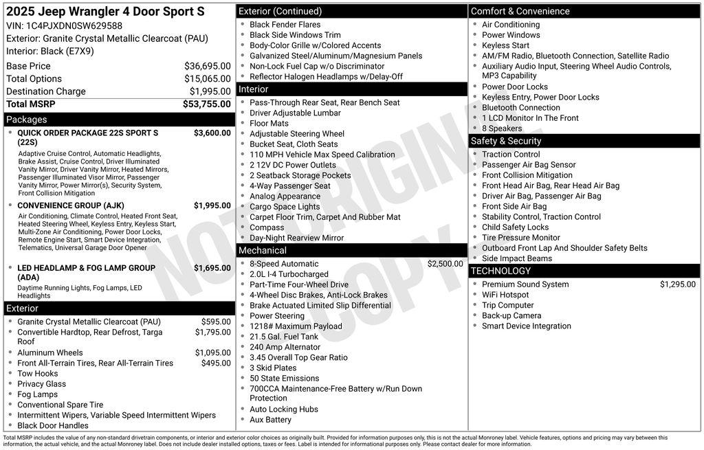 2025 Jeep Wrangler 4-Door Sport S - Photo 31