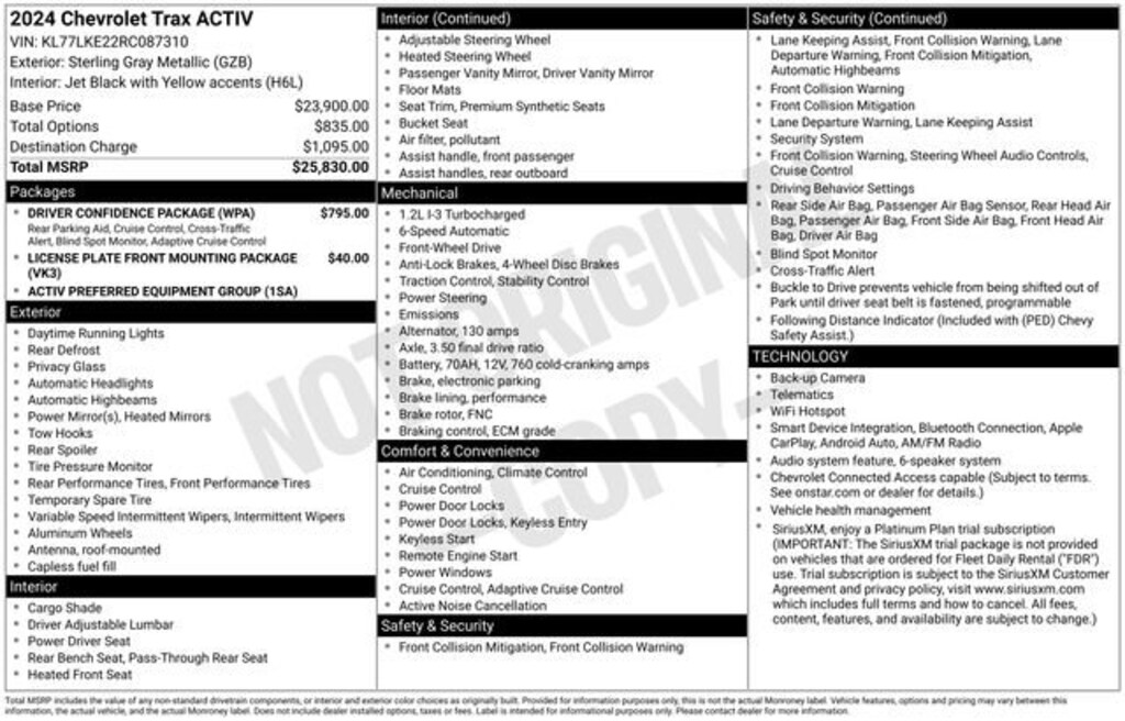 Used 2024 Chevrolet Trax Activ SUV