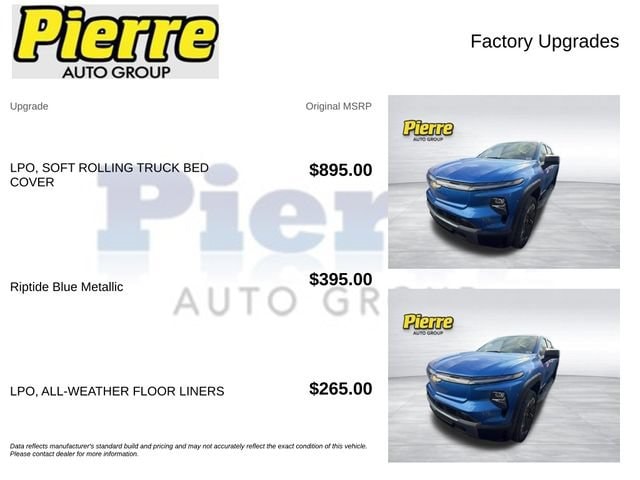 Used 2026 Chevrolet Silverado EV LT with VIN 1GC400EL6TU403496 for sale in Seattle, WA