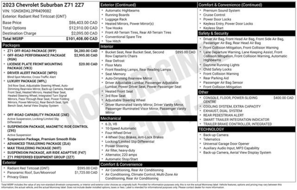 Used 2023 Chevrolet Suburban Z71 SUV