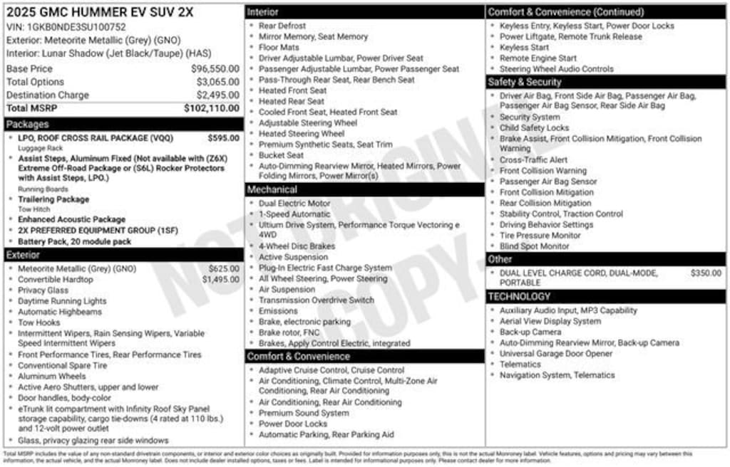 Used 2025 GMC HUMMER EV SUV 2X SUV