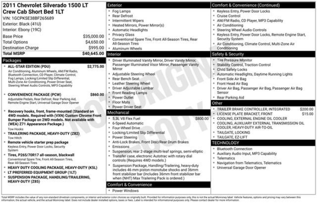 Used 2011 Chevrolet Silverado 1500 LT Truck