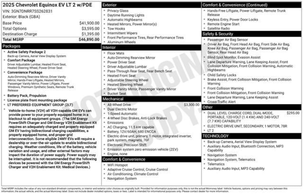 Used 2025 Chevrolet Equinox EV LT SUV