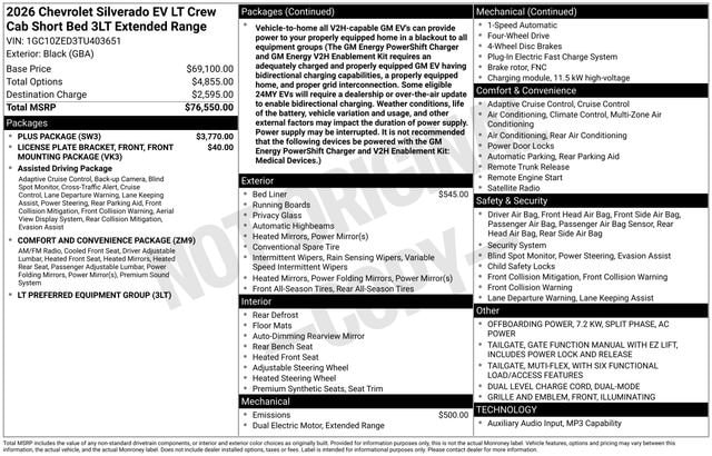 2026 Chevrolet Silverado EV LT - Photo 44