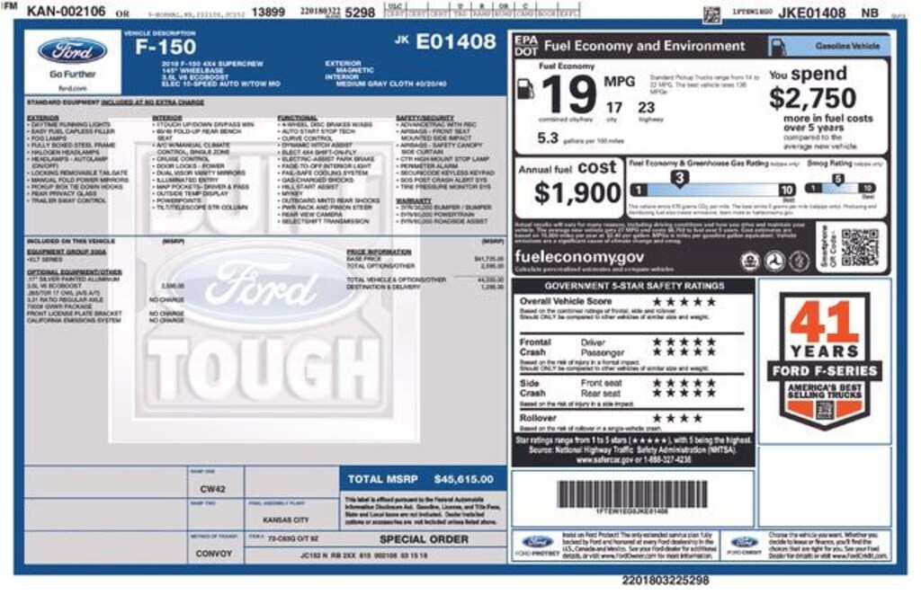 Used 2018 Ford F-150 XL