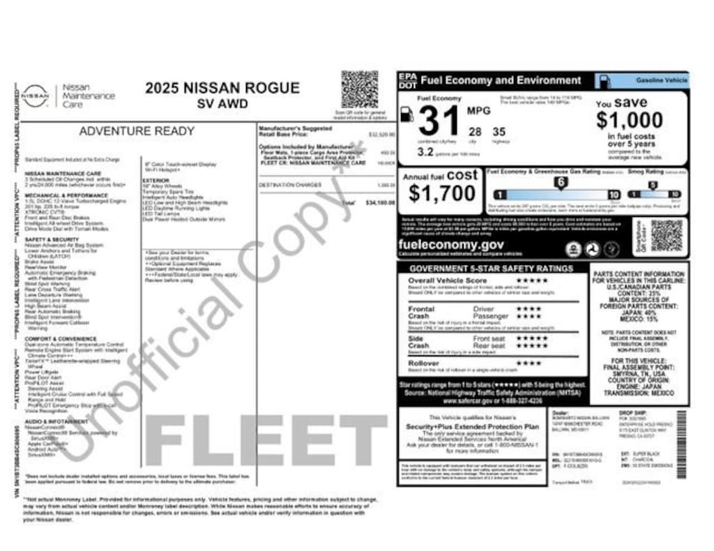 Used 2025 Nissan Rogue SV