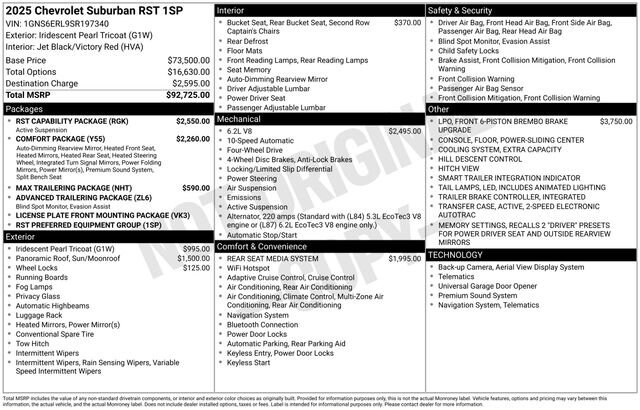 2025 Chevrolet Suburban RST - Photo 50
