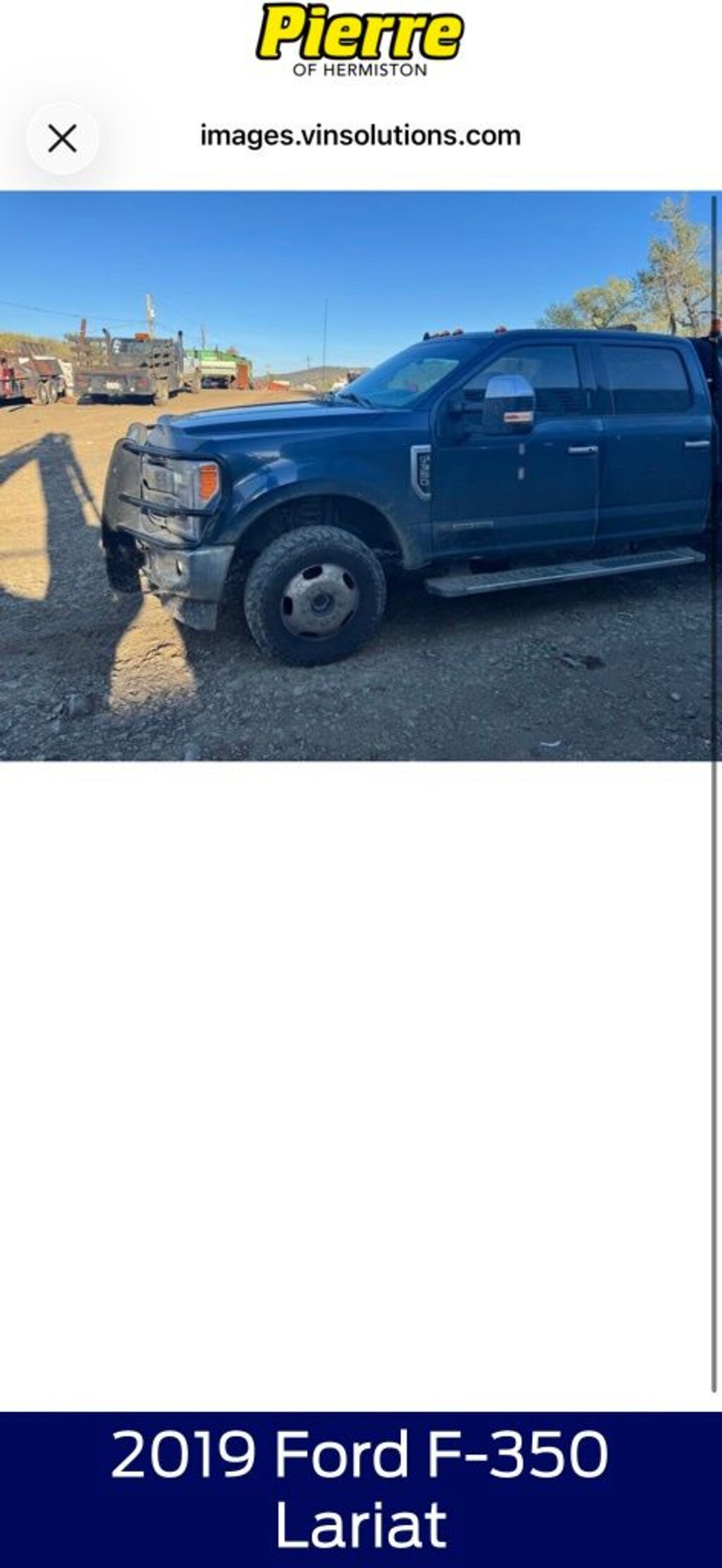 Used 2019 Ford F-350SD Lariat Truck Crew Cab