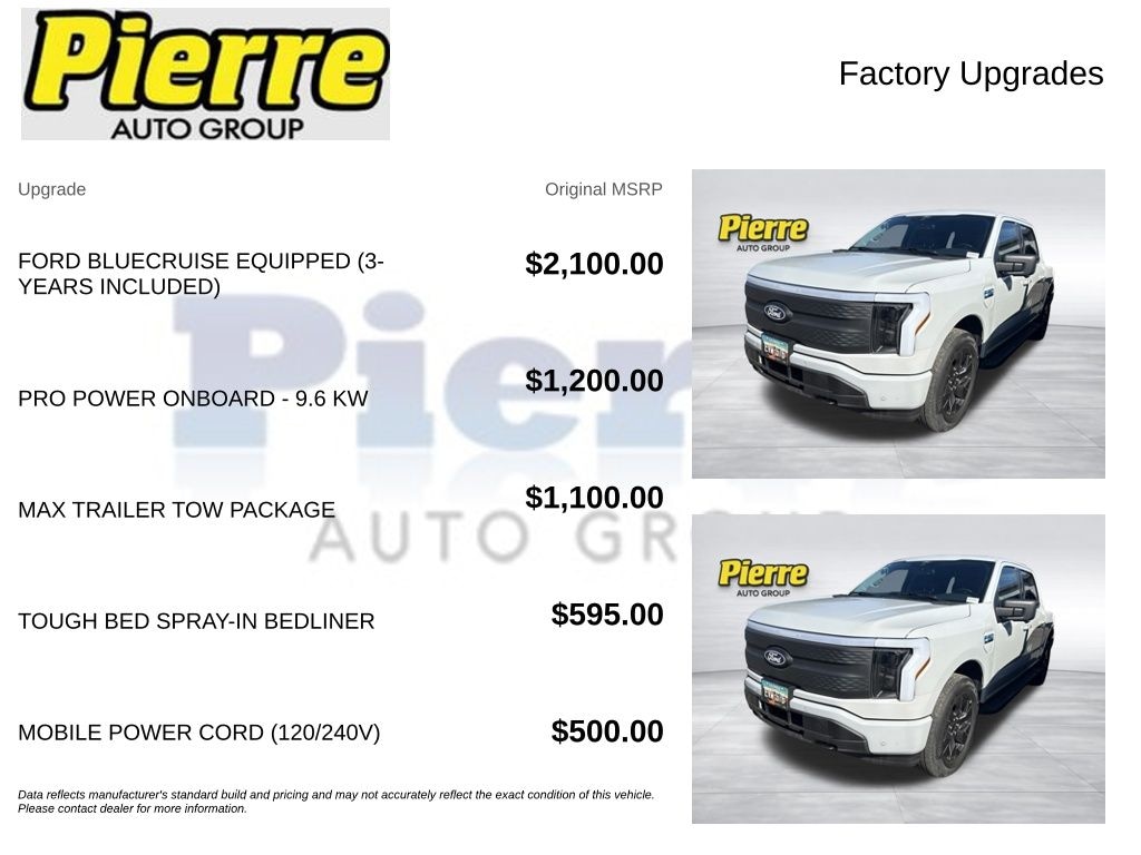 Certified 2024 Ford F-150 Lightning Flash Truck SuperCrew Cab