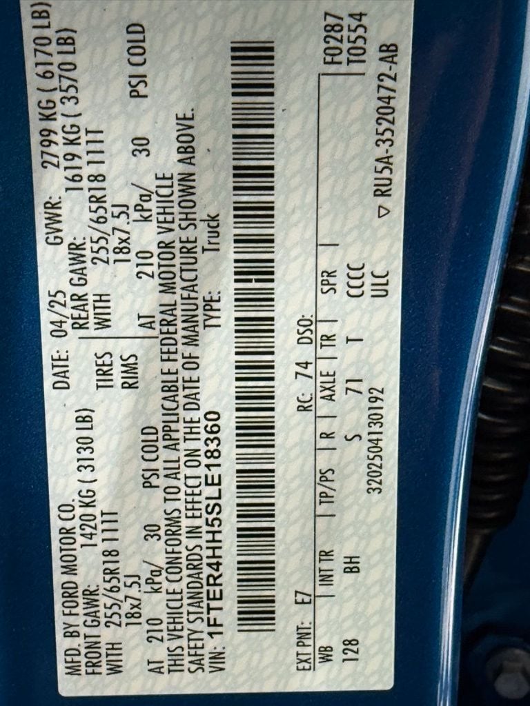 2025 Ford Ranger XLT - Photo 34