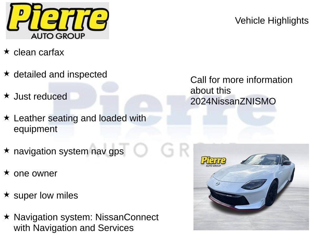 Used 2024 Nissan Z Nismo Coupe