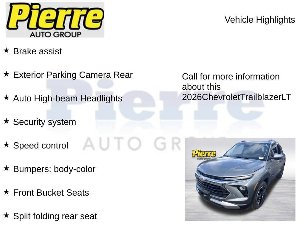 Used 2026 Chevrolet Trailblazer LT SUV