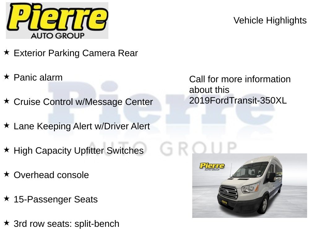 2019 Ford Transit Passenger Van XLT - Photo 22