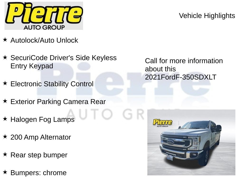 Used 2021 Ford F-350SD XLT Truck Crew Cab