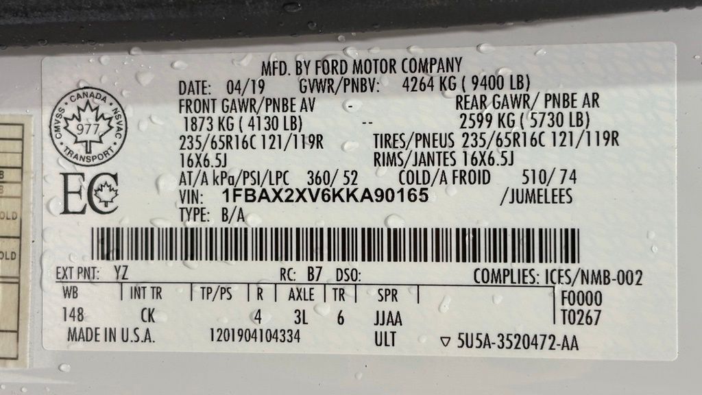 2019 Ford Transit Passenger Van XLT - Photo 45