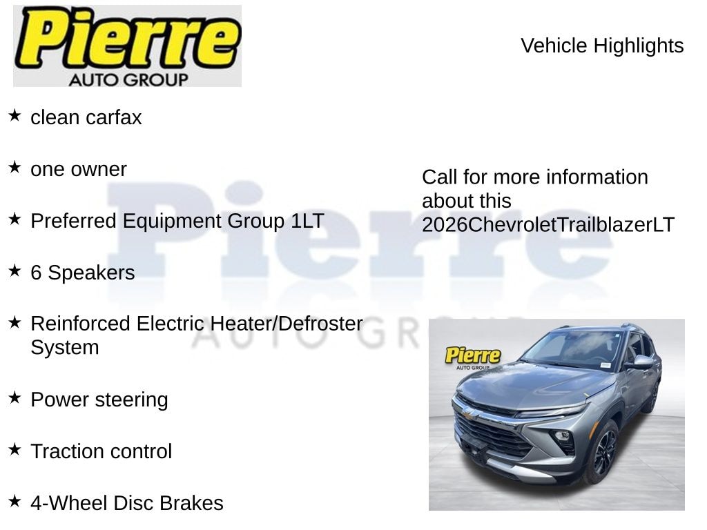 Used 2026 Chevrolet Trailblazer LT SUV