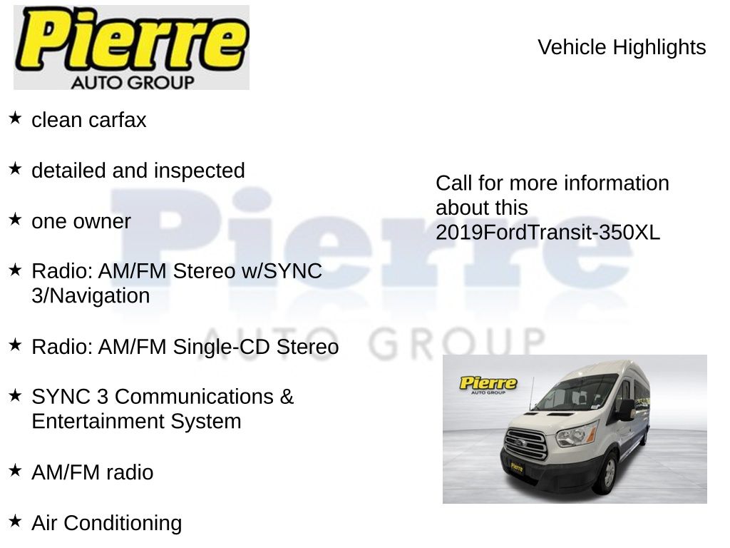2019 Ford Transit Passenger Van XLT - Photo 7