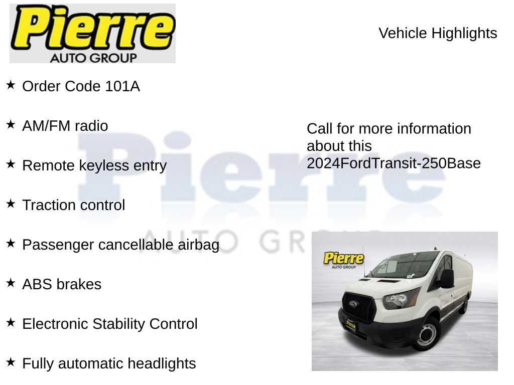 2024 Ford Transit Van Base - Photo 7