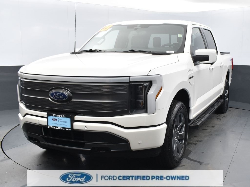 Certified 2023 Ford F-150 Lightning Lariat Truck SuperCrew Cab
