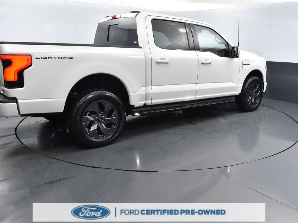Certified 2023 Ford F-150 Lightning Lariat Truck SuperCrew Cab
