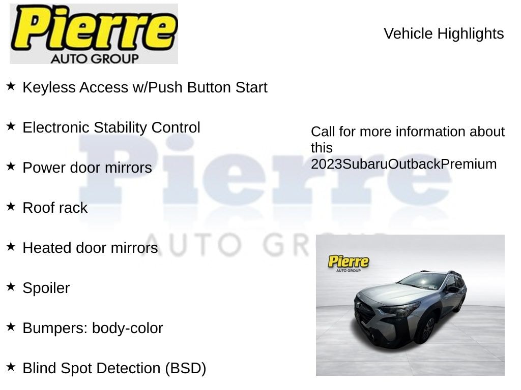 Used 2023 Subaru Outback Premium SUV
