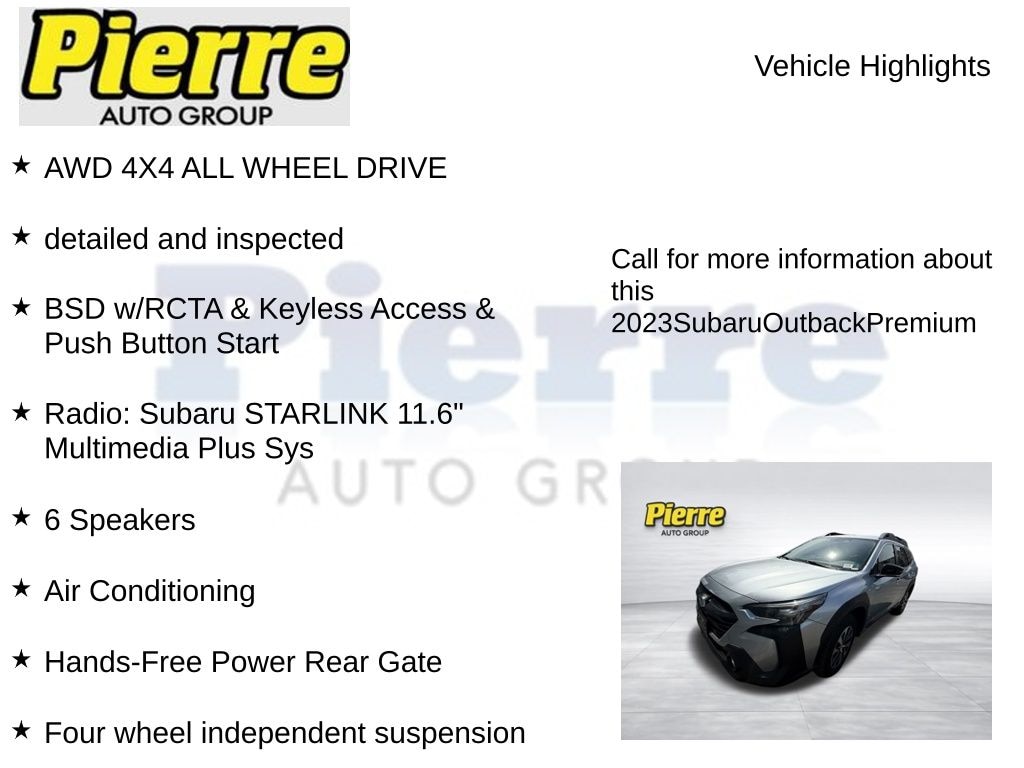 Used 2023 Subaru Outback Premium SUV