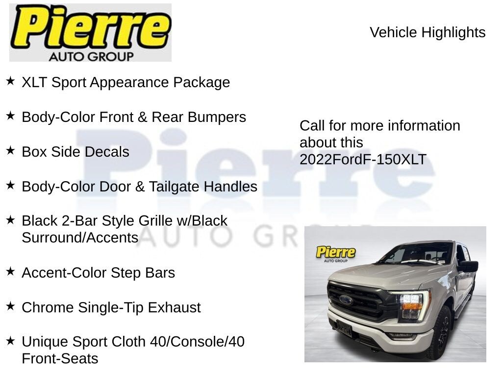Used 2022 Ford F-150 Truck SuperCrew Cab