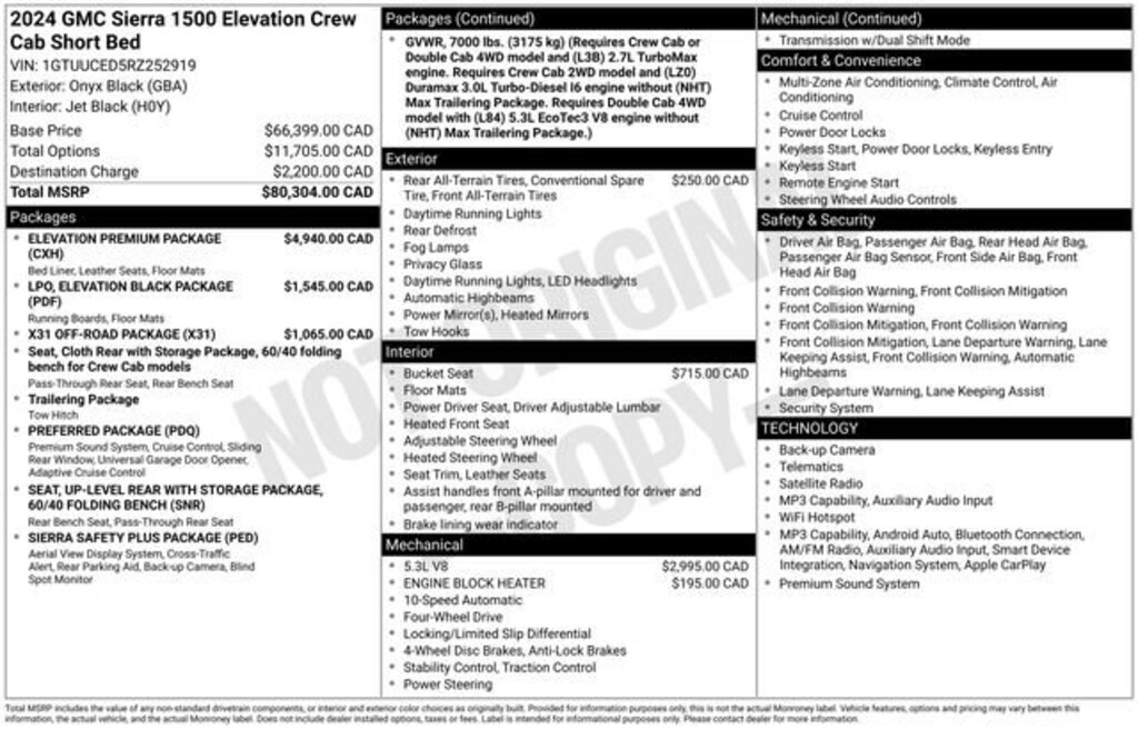 Used 2024 GMC Sierra 1500 Elevation Truck