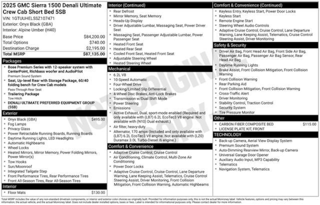 Used 2025 GMC Sierra 1500 Denali Ultimate Truck