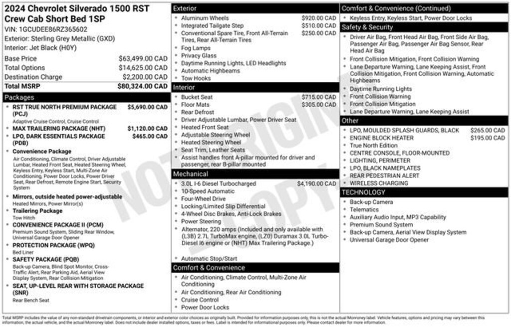 Used 2024 Chevrolet Silverado 1500 RST Truck