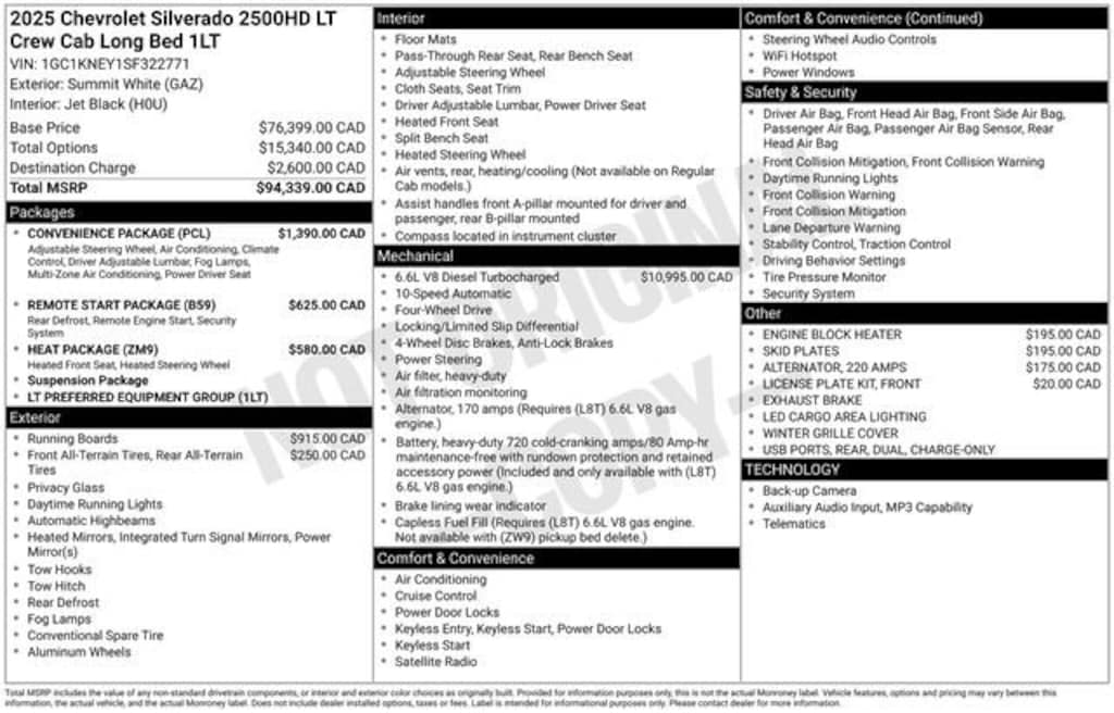 Used 2025 Chevrolet Silverado 2500 HD LT Truck