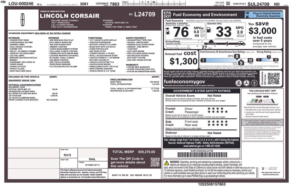 2025 Lincoln Corsair Grand Touring - Photo 20