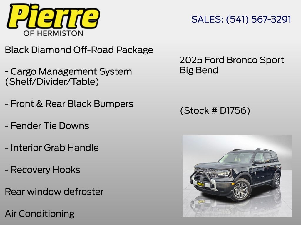2025 Ford Bronco Sport Big Bend - Photo 12