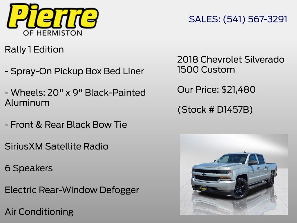 2018 Chevrolet Silverado 1500 Custom - Photo 24