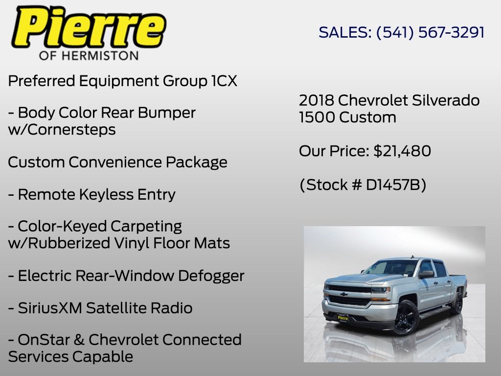 2018 Chevrolet Silverado 1500 Custom - Photo 18