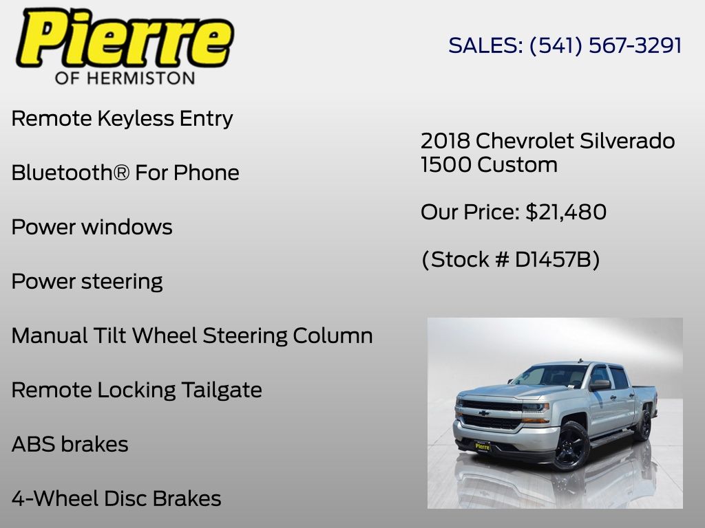 2018 Chevrolet Silverado 1500 Custom - Photo 30