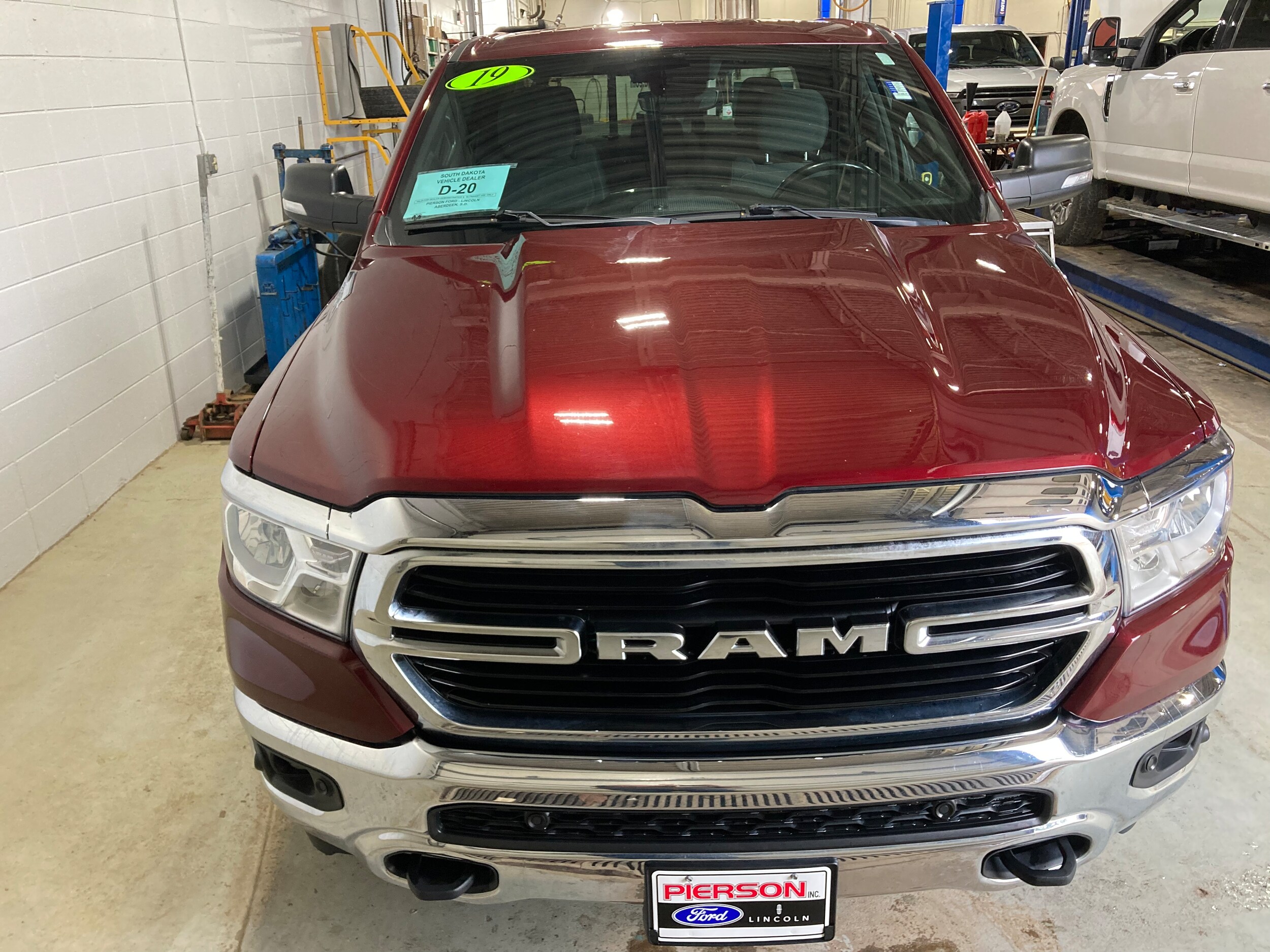 Used 2019 RAM Ram 1500 Pickup Big Horn/Lone Star with VIN 1C6SRFFTXKN788270 for sale in Aberdeen, SD