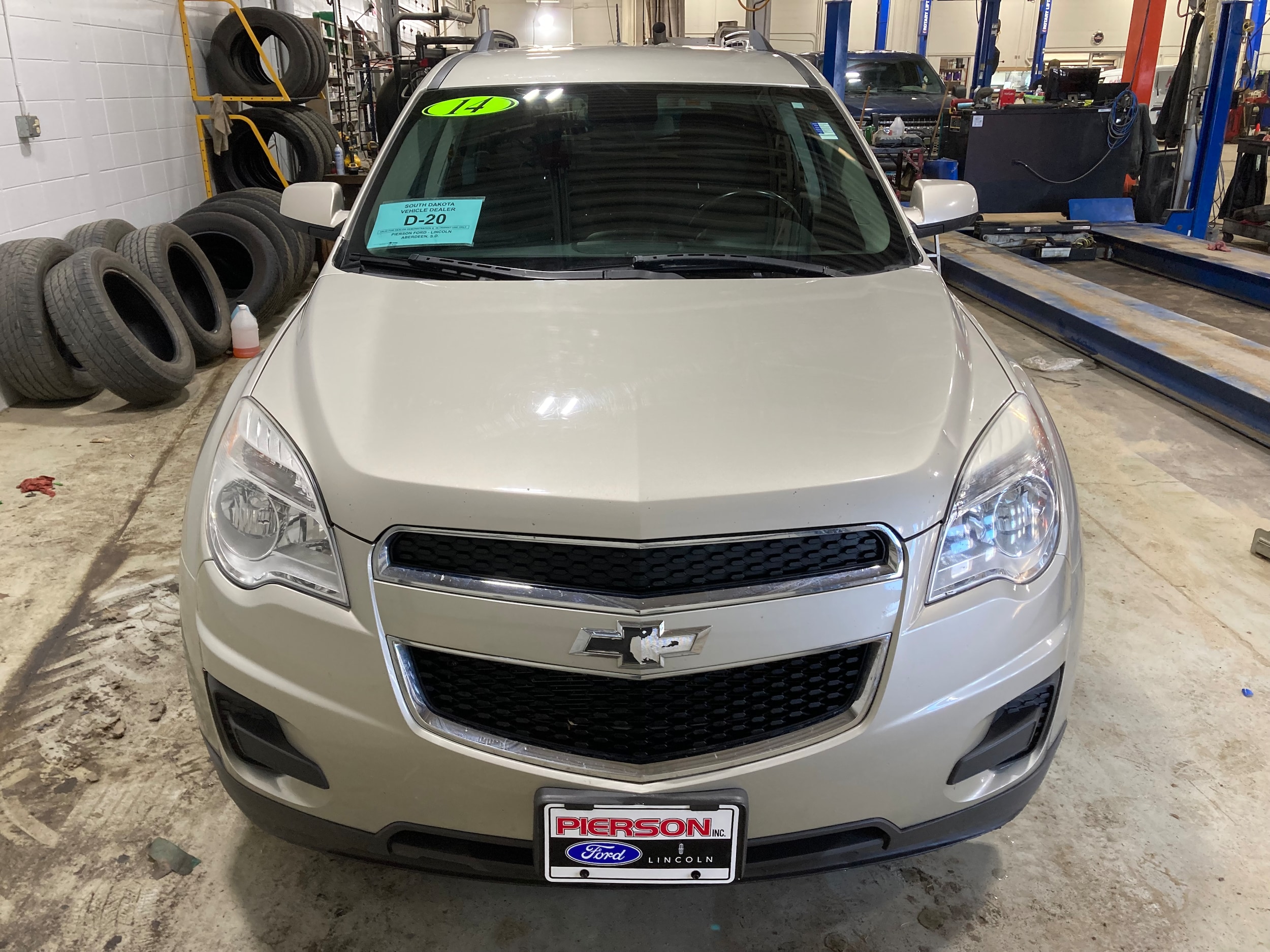 Used 2014 Chevrolet Equinox 1LT with VIN 2GNFLFEK2E6157890 for sale in Aberdeen, SD
