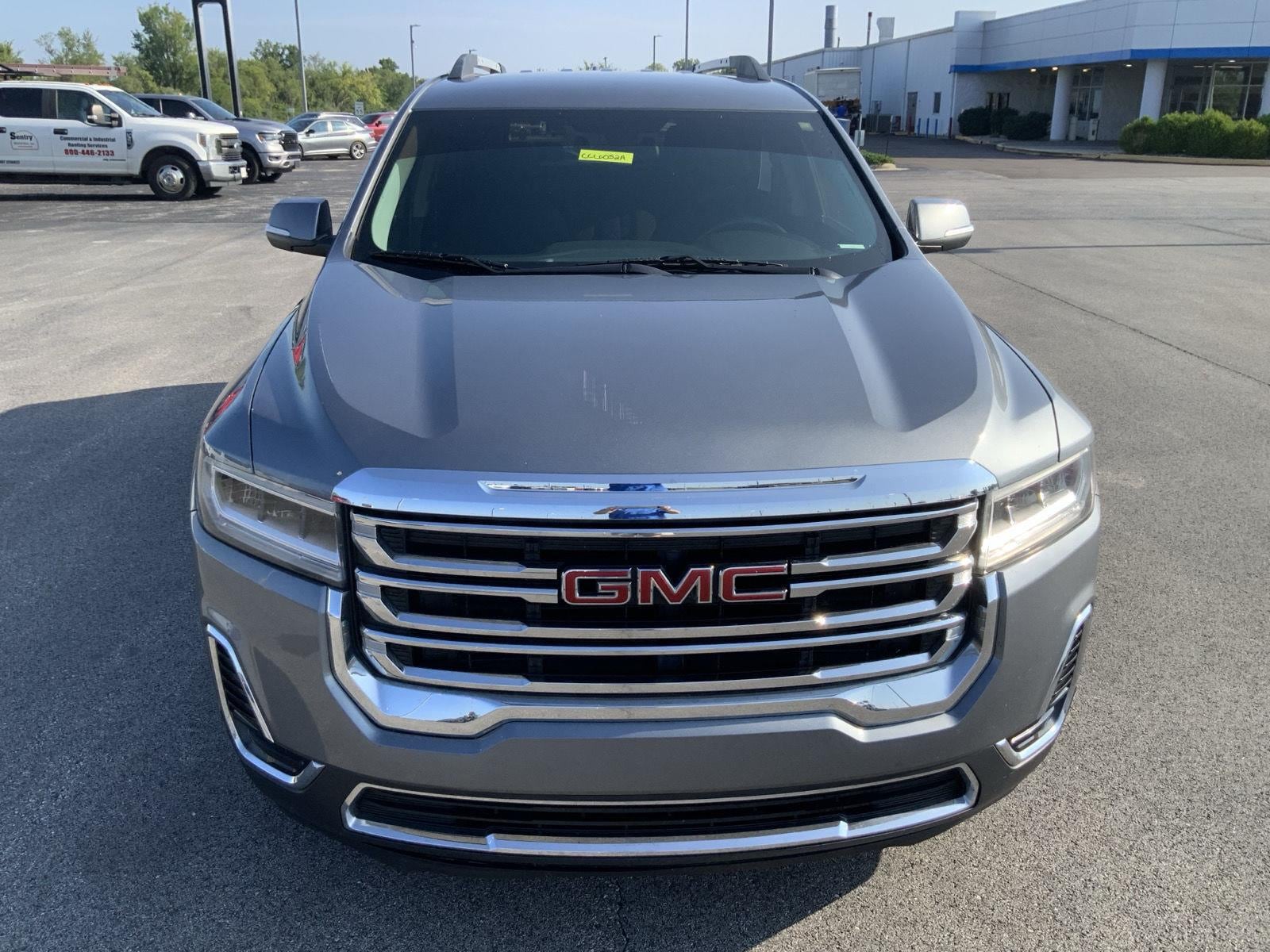 Used 2021 GMC Acadia SLE with VIN 1GKKNKLA4MZ227255 for sale in Clinton, IN