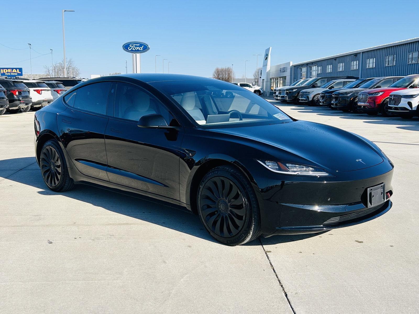 Used 2024 Tesla Model 3 Base with VIN 5YJ3E1EA9RF832876 for sale in Mattoon, IL
