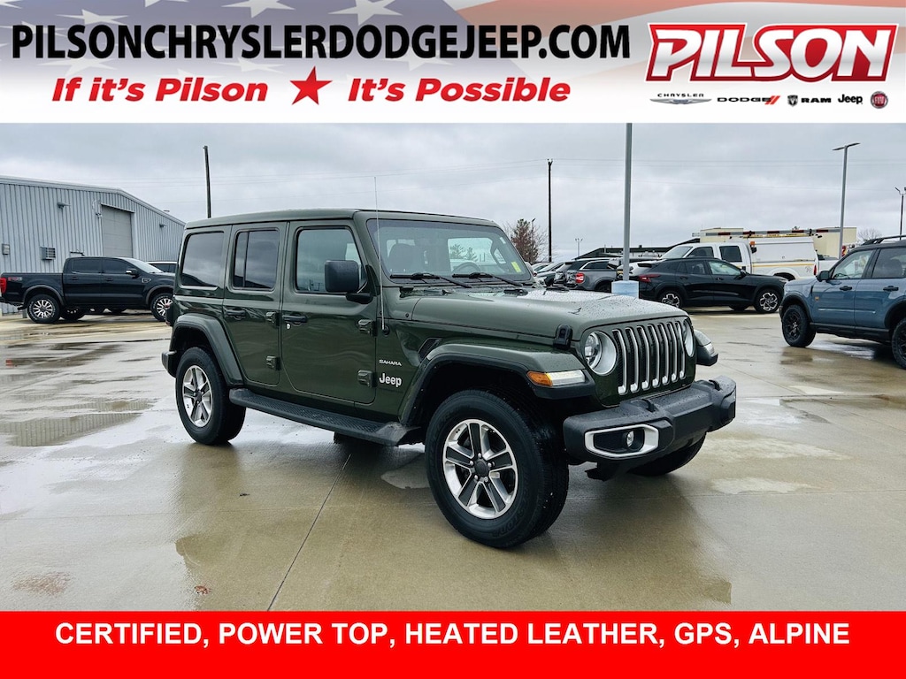 Certified 2023 Jeep Wrangler Sahara SUV