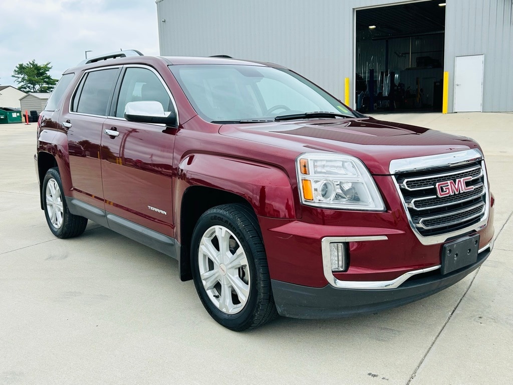 Used 2016 GMC Terrain SLT with VIN 2GKFLPE31G6139671 for sale in Mattoon, IL