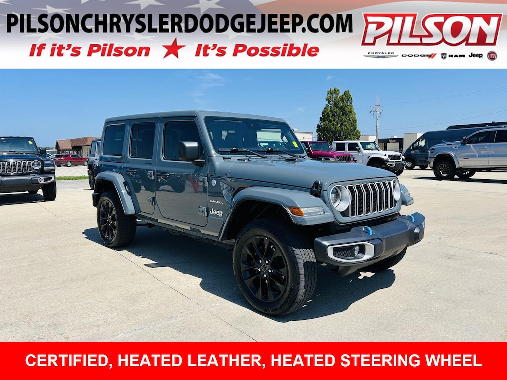 Certified 2024 Jeep Wrangler 4xe Sahara SUV
