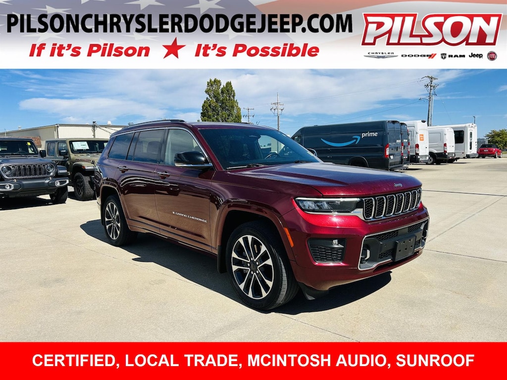 Certified 2021 Jeep Grand Cherokee L Overland SUV